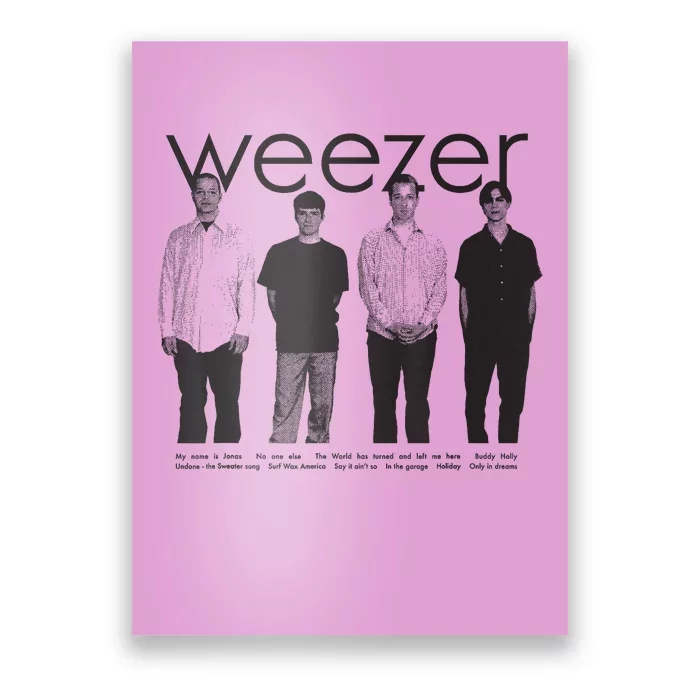 Blue Album Anniversary Tracklist Poster