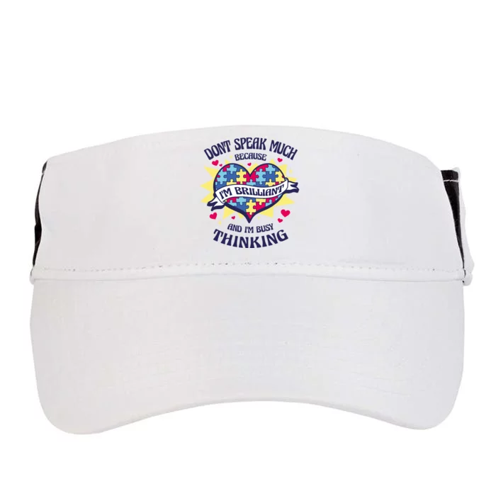 Brilliant Autism Awareness Quote Adult Drive Performance Visor