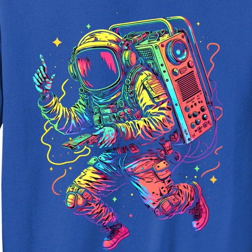 Boombox Astronaut And Teens Graphic Cute Gift Sweatshirt