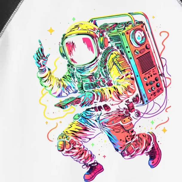 Boombox Astronaut And Teens Graphic Cute Gift Toddler Fine Jersey T-Shirt