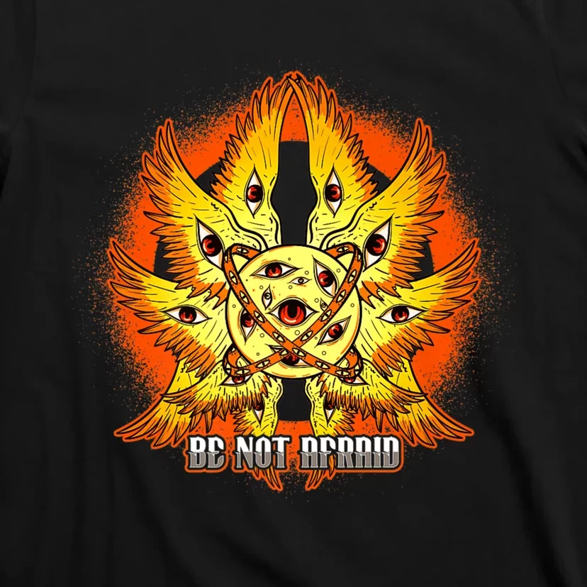 Biblically Accurate Angel Meme Ophanim Be Not Afraid Premium T-Shirt