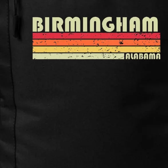 Birmingham Al Alabama Funny City Home Roots Gift Retro 80s Daily Commute Backpack