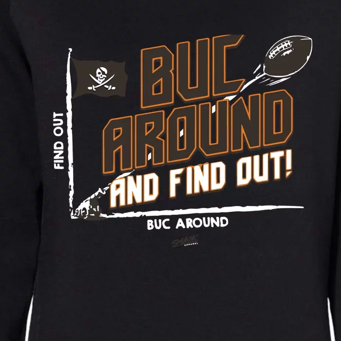 Buck Around And Find Out Tb Football Womens California Wash Sweatshirt