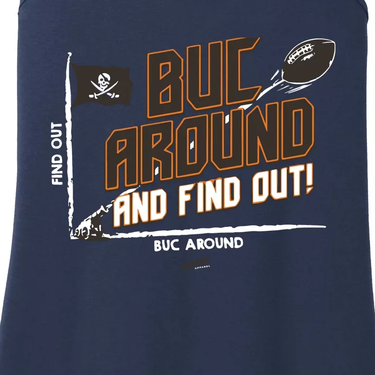 Buck Around And Find Out Tb Football Ladies Essential Tank