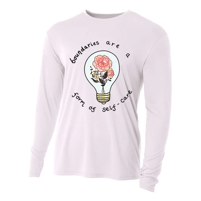 Boundaries Are A Form Of Selfcare Cooling Performance Long Sleeve Crew