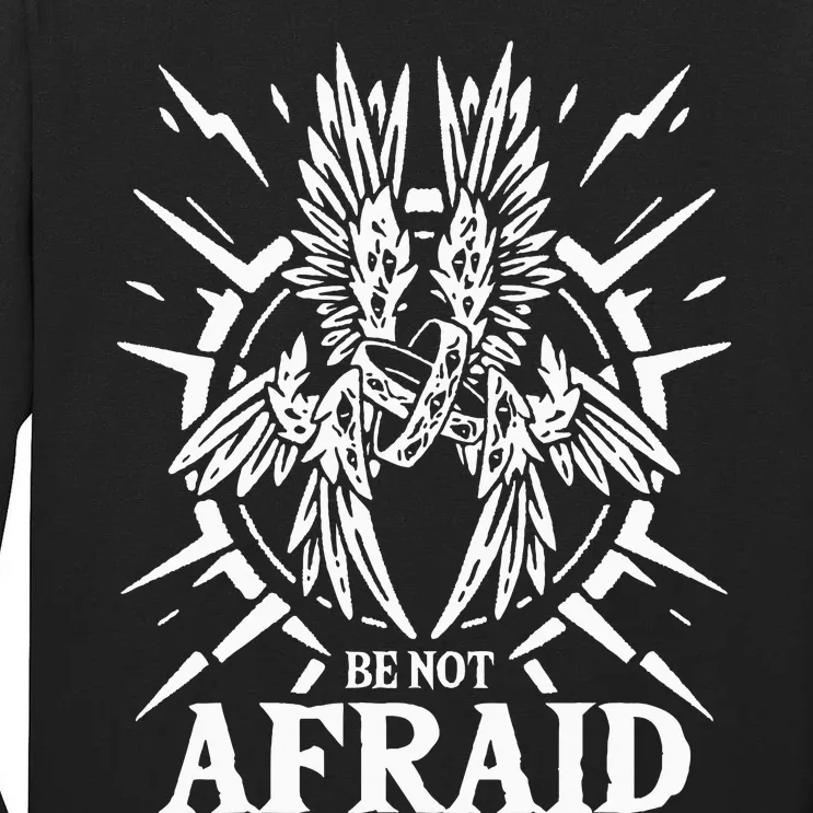 Biblically Accurate Angel Be Not Afraid Bible Angel Tall Long Sleeve T-Shirt