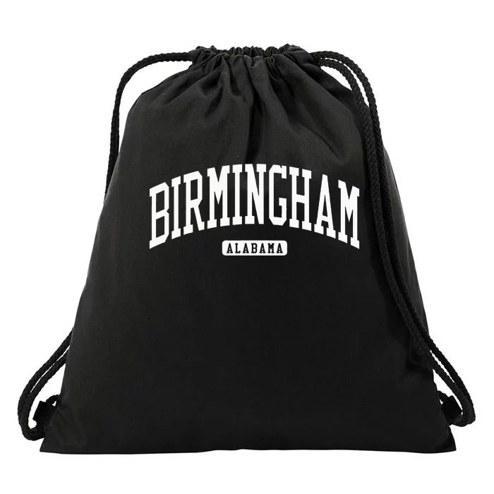 Birmingham Alabama Al College University Style Drawstring Bag