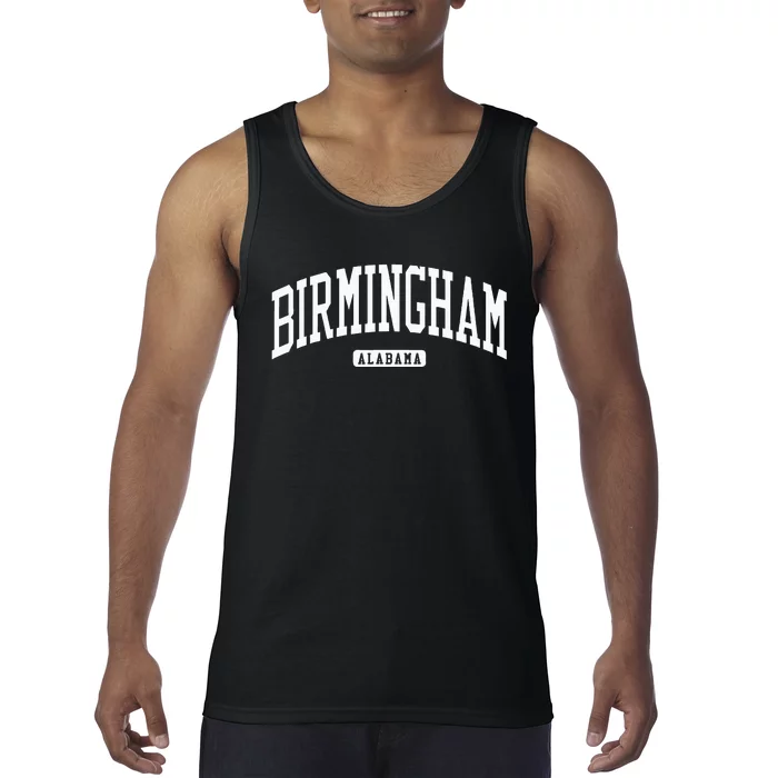 Birmingham Alabama Al College University Style Tank Top