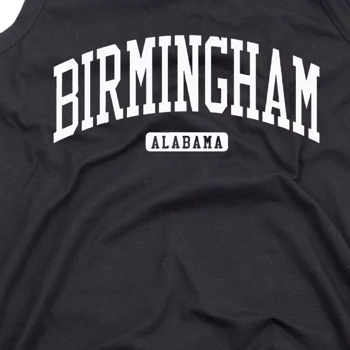 Birmingham Alabama Al College University Style Tank Top