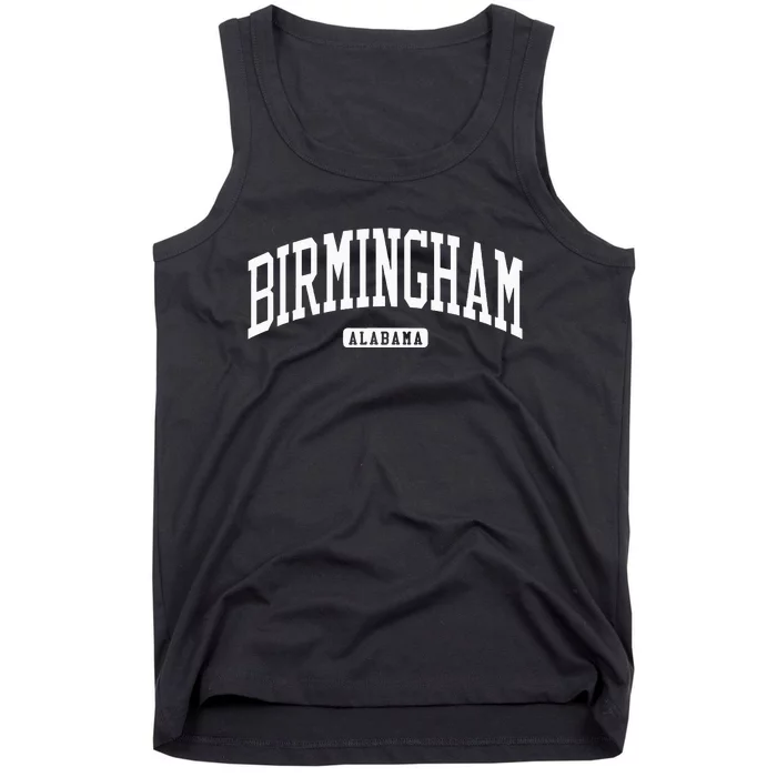 Birmingham Alabama Al College University Style Tank Top