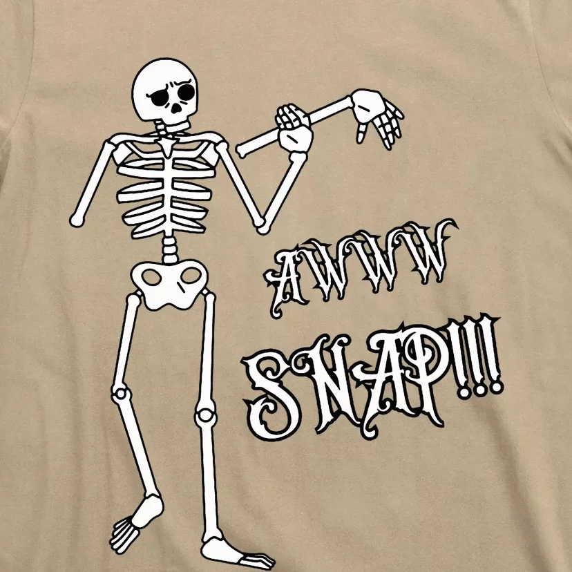 Broken Arm Awww Snap! Skeleton Broken Bone T-Shirt