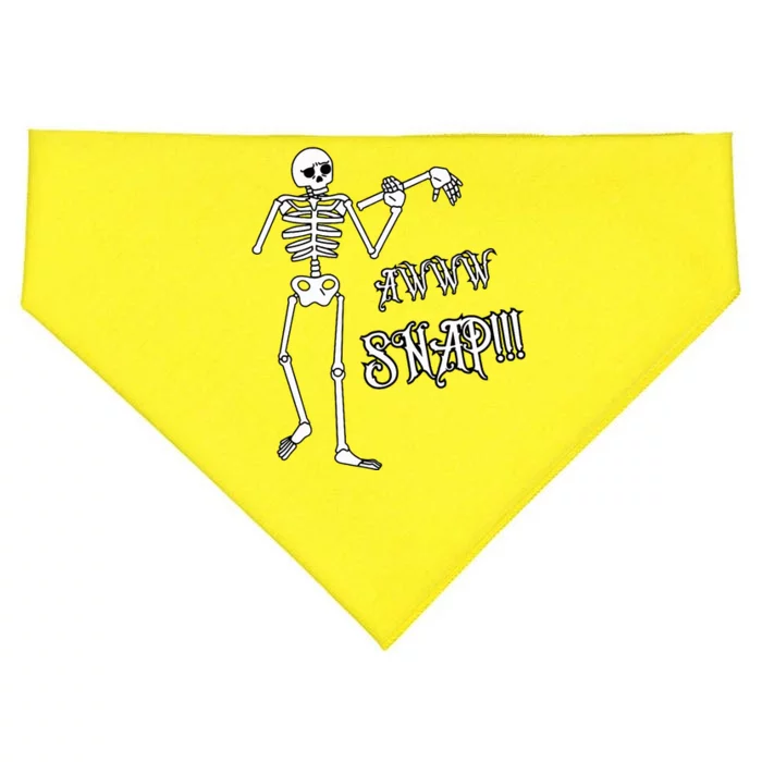 Broken Arm Awww Snap! Skeleton Broken Bone USA-Made Doggie Bandana