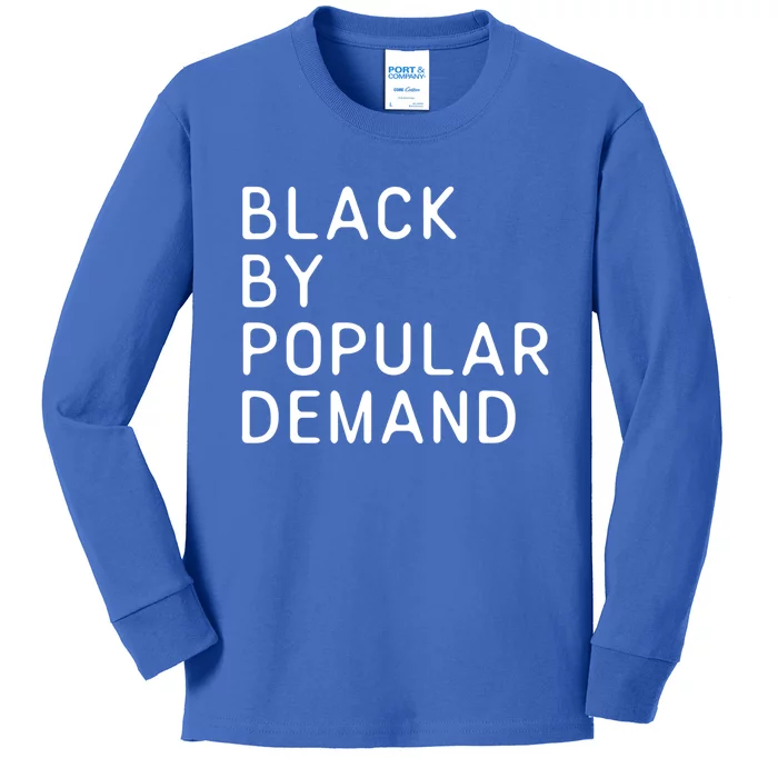 Black African American Pride Funny Sayings Gift Kids Long Sleeve Shirt