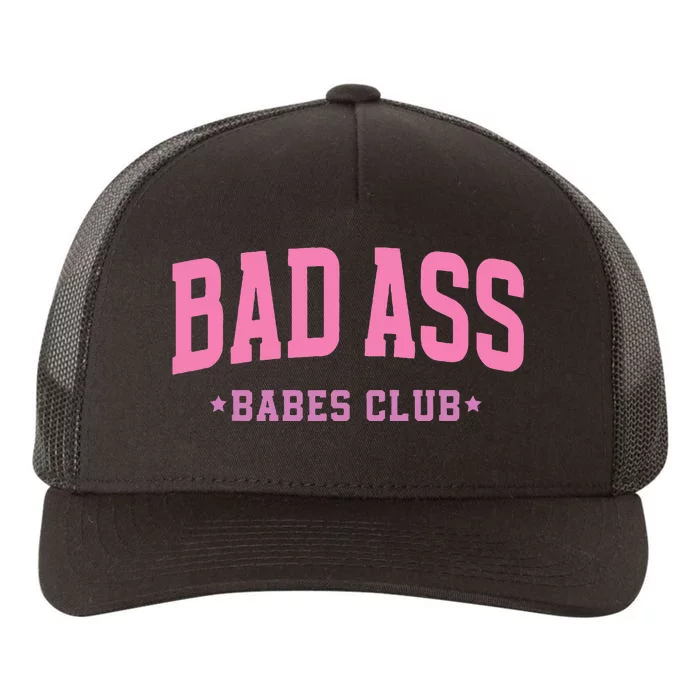 Bad Ass Babes Club Cute Yupoong Adult 5-Panel Trucker Hat