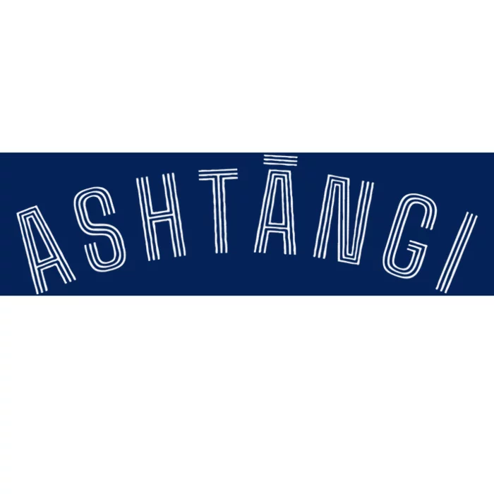 Basic Ashtangi Bumper Sticker