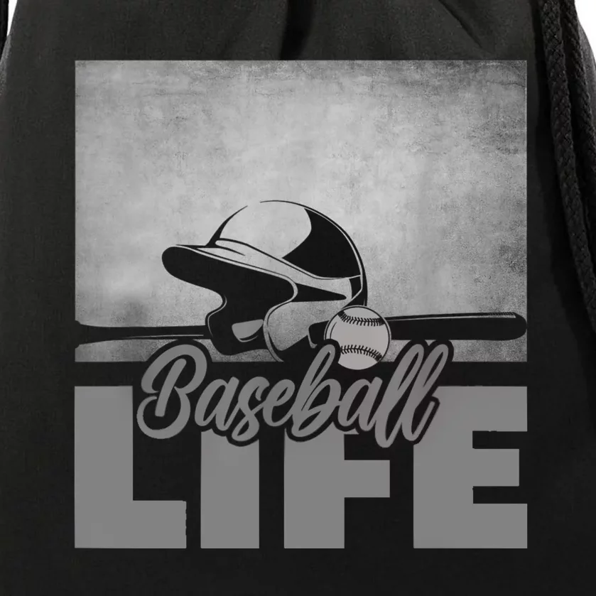 Baseball Apparel Baseball Drawstring Bag