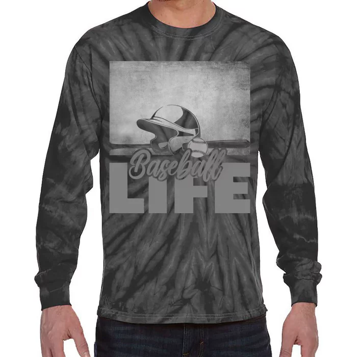 Baseball Apparel Baseball Tie-Dye Long Sleeve Shirt