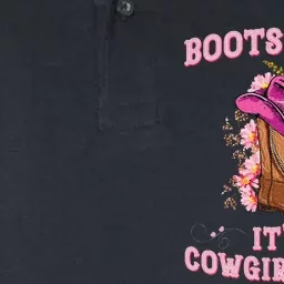 Boots And Bling Its A Cowgirl Thing Cute Love Country Softstyle Adult Sport Polo