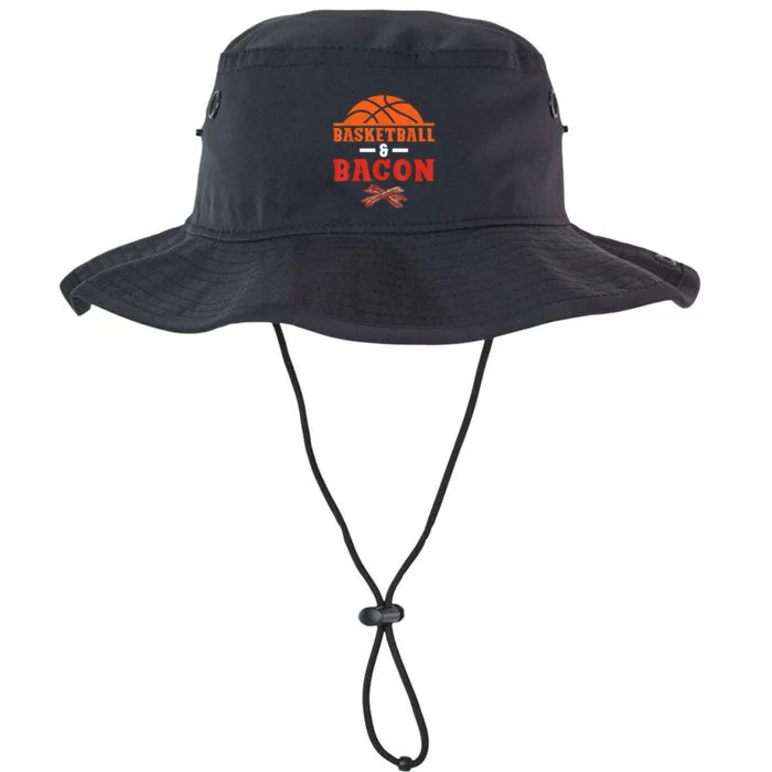 Basketball And Bacon Lover Basketball Legacy Cool Fit Booney Bucket Hat