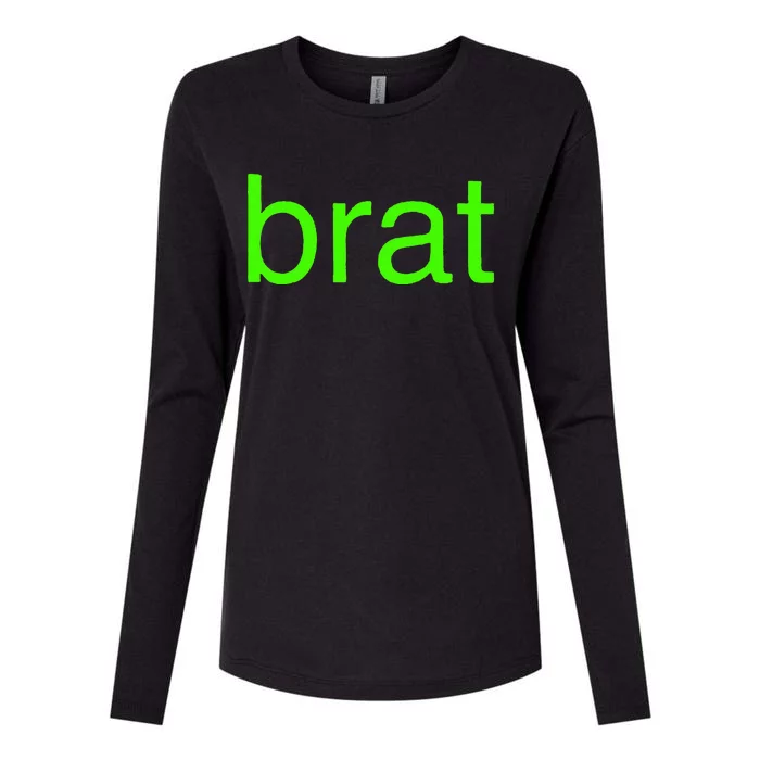 Brat Album Womens Cotton Relaxed Long Sleeve T-Shirt