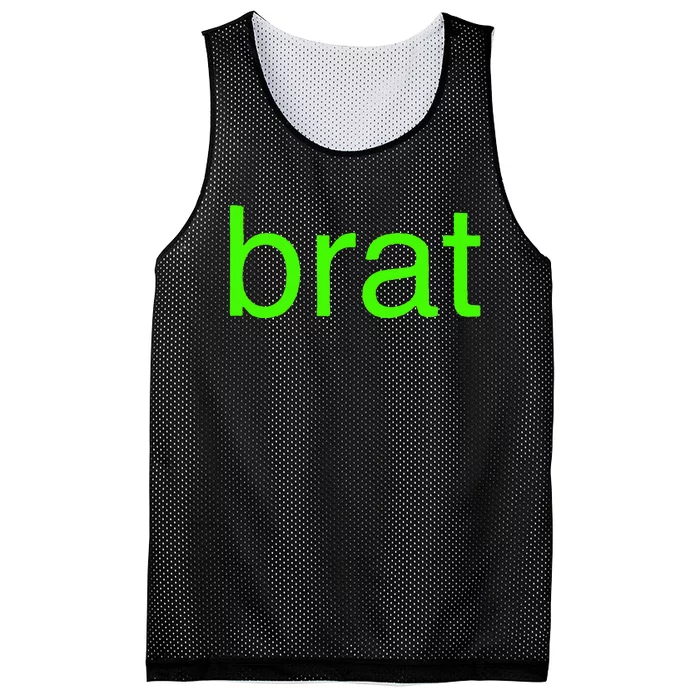 Brat Album Mesh Reversible Basketball Jersey Tank