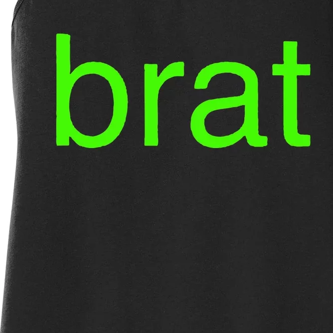 Brat Album Women's Racerback Tank