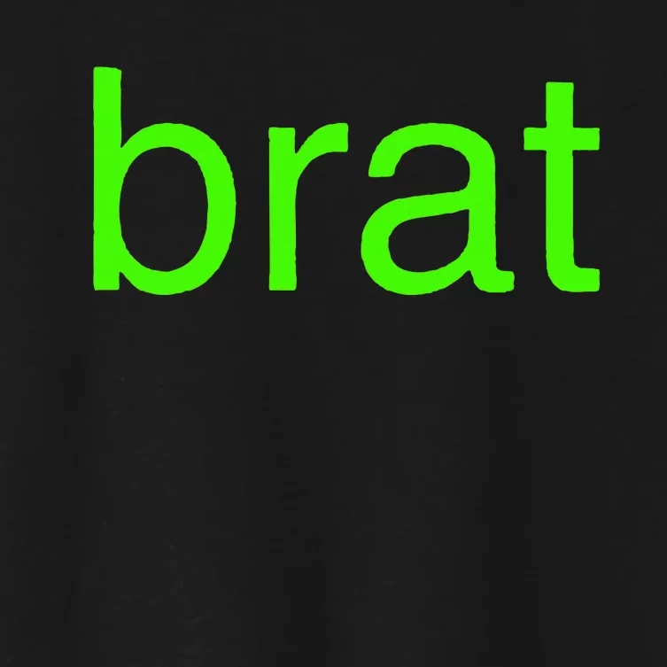 Brat Album Women's Crop Top Tee