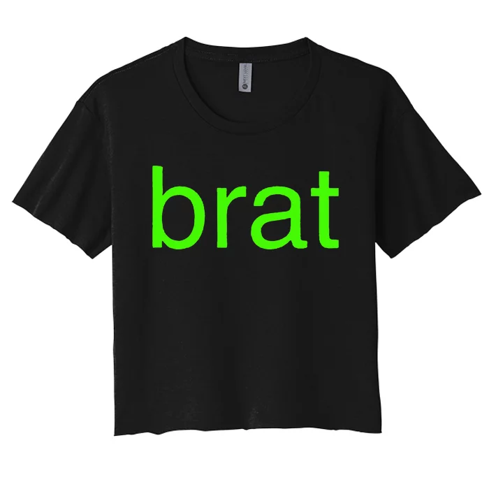 Brat Album Women's Crop Top Tee