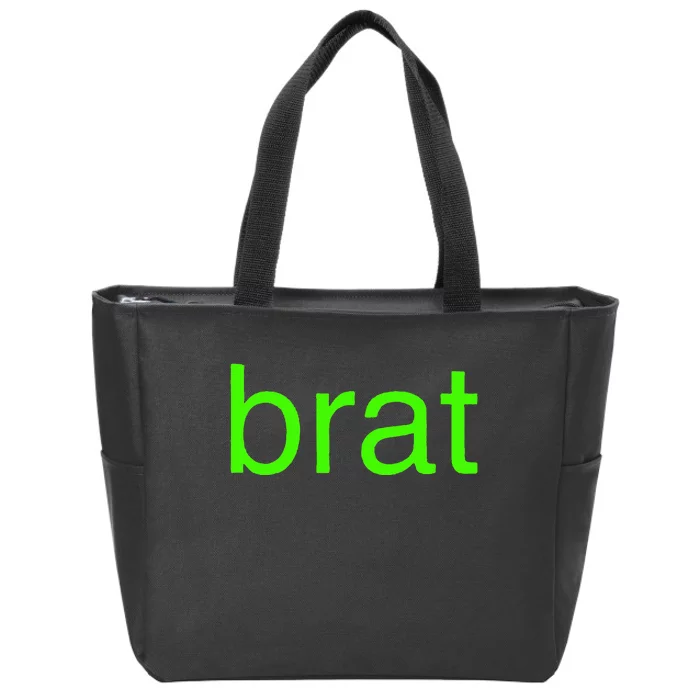 Brat Album Zip Tote Bag