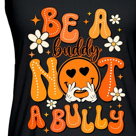 Be A Buddy Not A Bully Orange Anti Bullying Unity Day Ladies Essential Flowy Tank