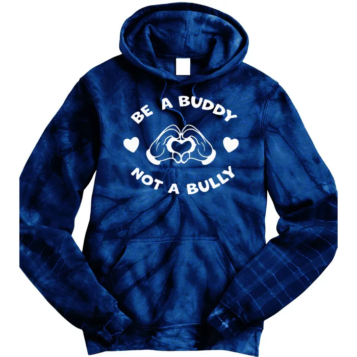 Be a Buddy Not a Bully Unity Day Orange Anti Bullying Tie Dye Hoodie