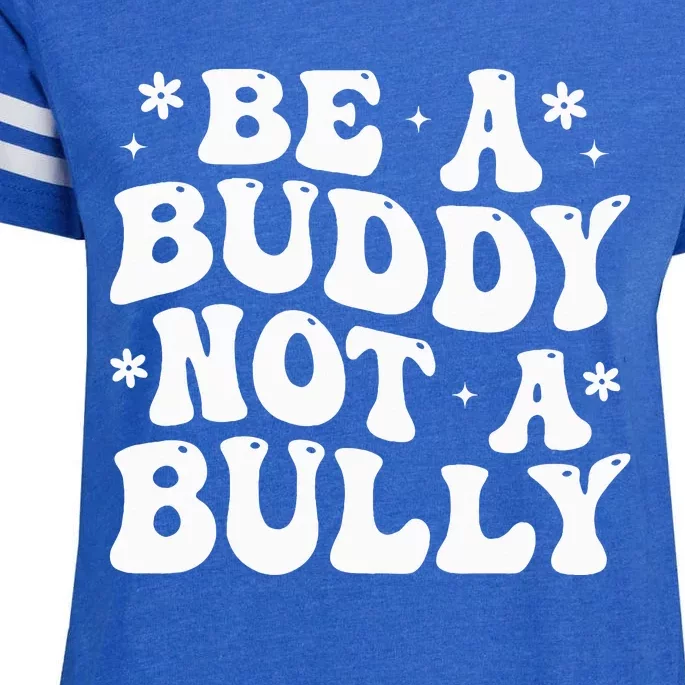 Be a Buddy Not a Bully Orange Anti Bullying Unity Day Enza Ladies Jersey Football T-Shirt