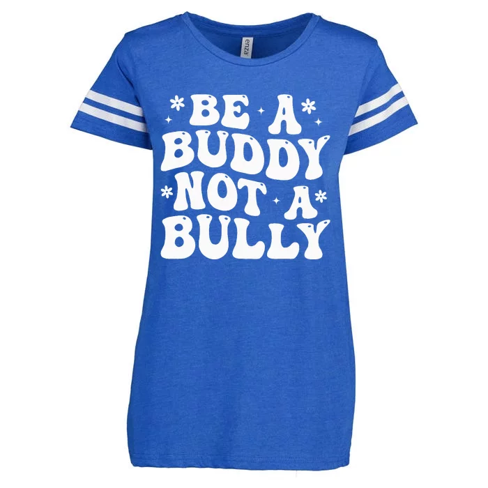 Be a Buddy Not a Bully Orange Anti Bullying Unity Day Enza Ladies Jersey Football T-Shirt