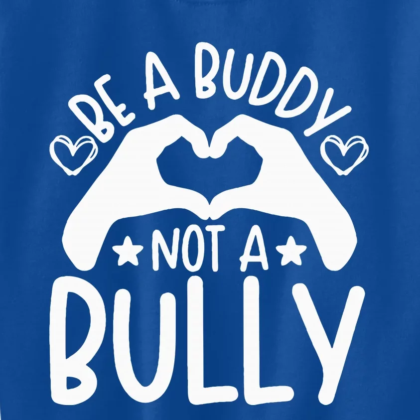 Be A Buddy Not A Bully Unity Day Orange Anti Bullying Kids Sweatshirt