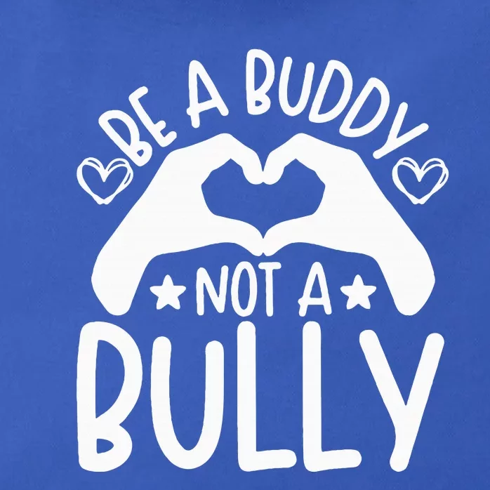 Be A Buddy Not A Bully Unity Day Orange Anti Bullying Zip Tote Bag