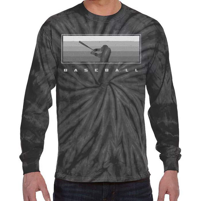 Baseball Apparel Baseball Tie-Dye Long Sleeve Shirt