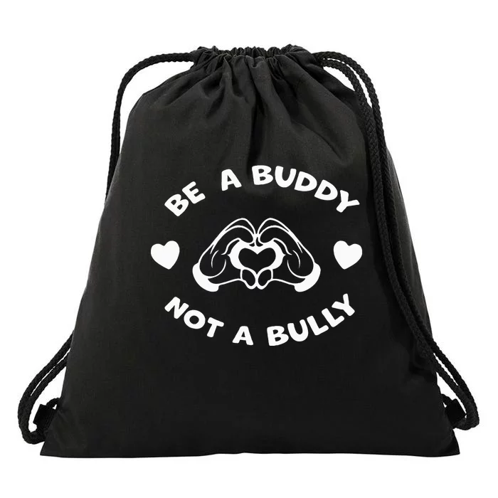 Be a Buddy Not a Bully Unity Day Orange Anti Bullying Drawstring Bag