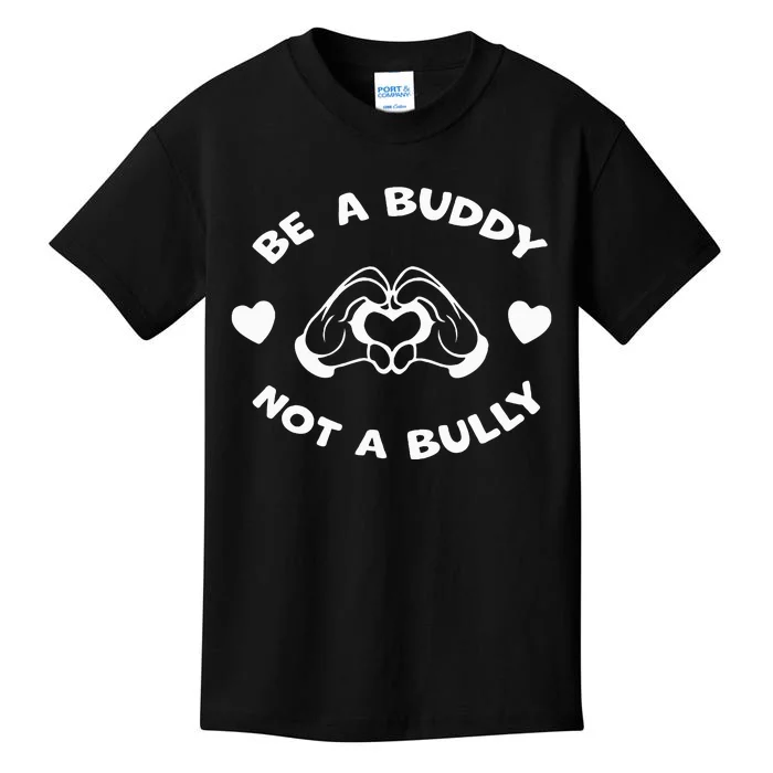 Be a Buddy Not a Bully Unity Day Orange Anti Bullying Kids T-Shirt