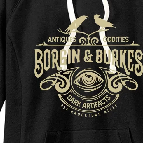 Borgin And Burkes Unusual And Ancient Wizarding Artifacts Women's Fleece Hoodie