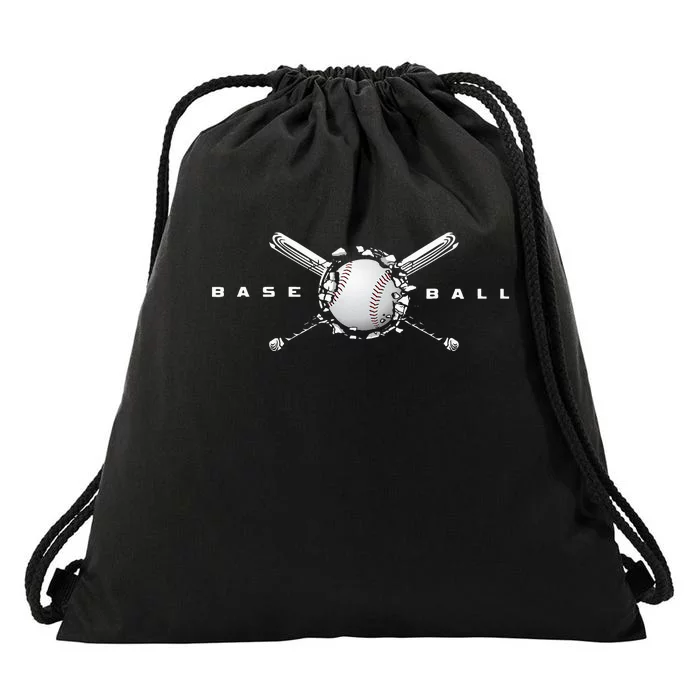 Baseball Apparel Baseball Drawstring Bag