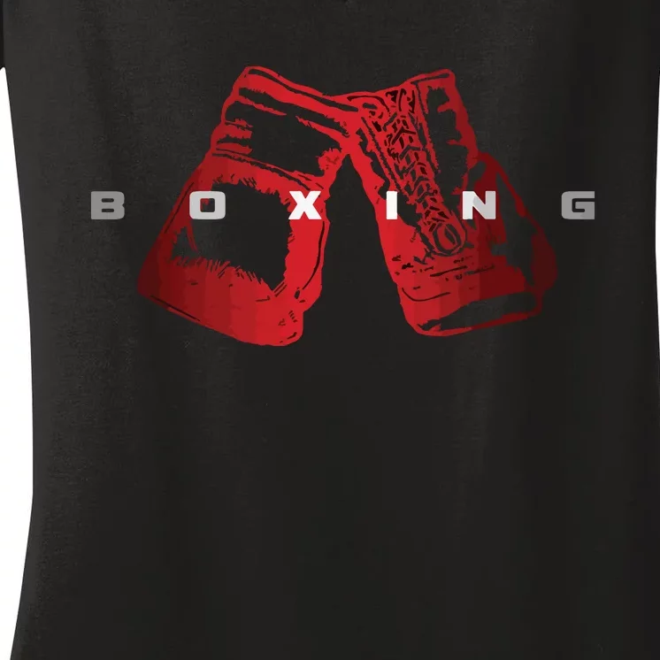 Boxing Apparel Boxing Women's V-Neck T-Shirt