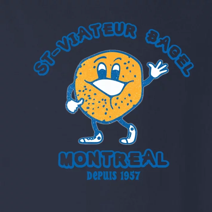 Bagels Are Booming Stviateur Bagel Montreal Depuis 1957 Gifts Toddler Long Sleeve Shirt