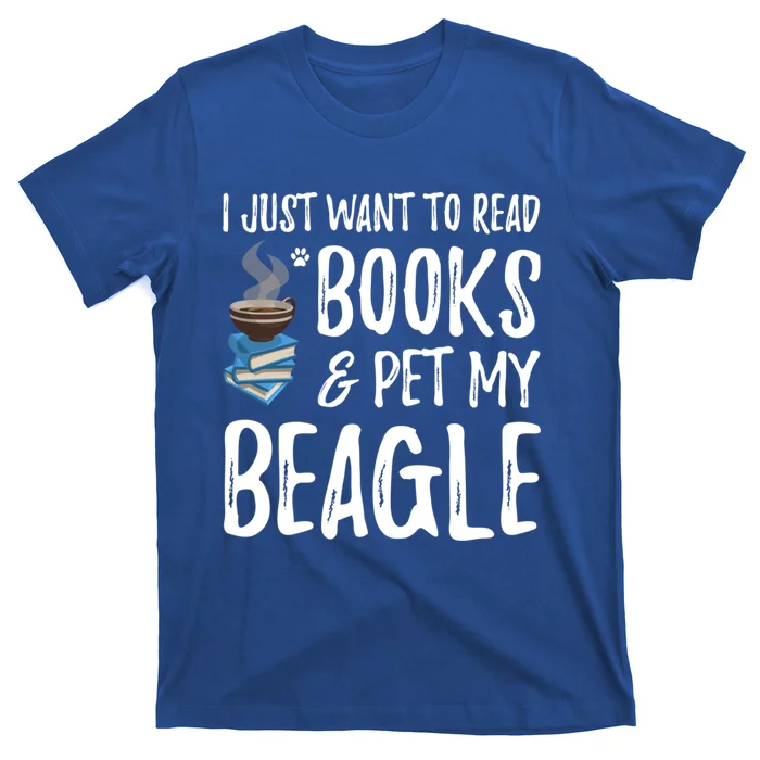 Beagle Avid Book Reader Funny Dog Mom Gift T-Shirt