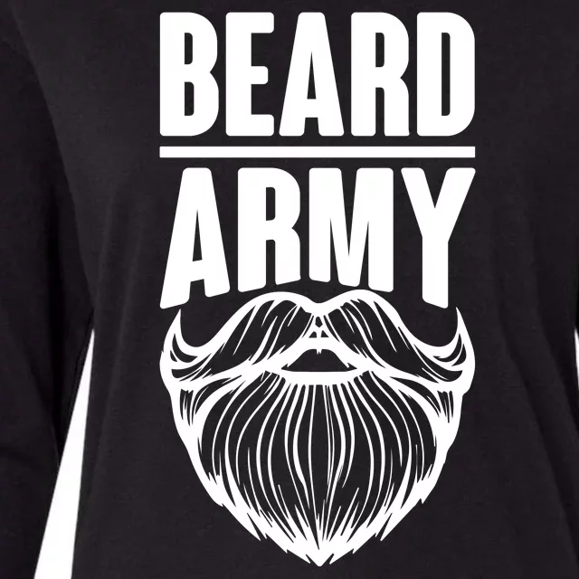 Beard Army Womens Cotton Relaxed Long Sleeve T-Shirt