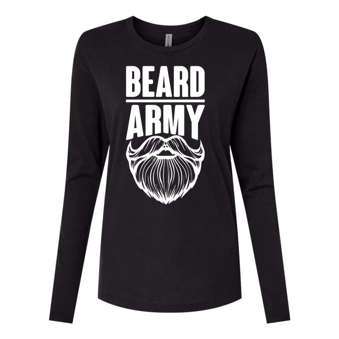 Beard Army Womens Cotton Relaxed Long Sleeve T-Shirt