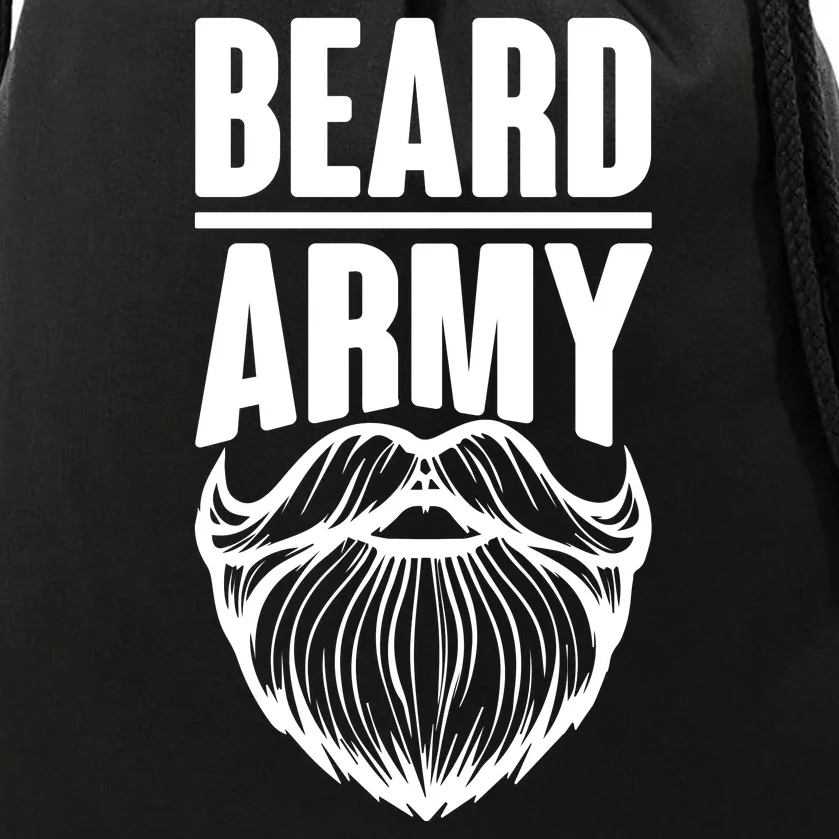 Beard Army Drawstring Bag