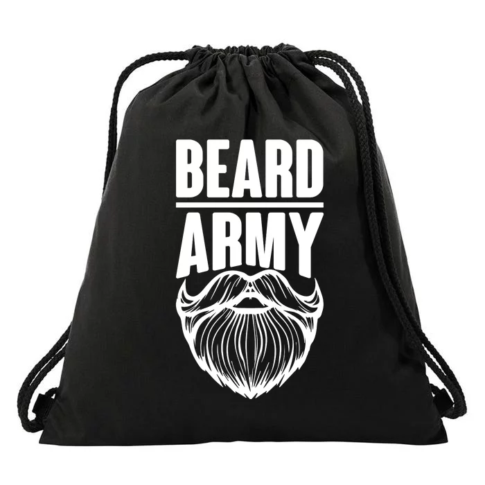 Beard Army Drawstring Bag