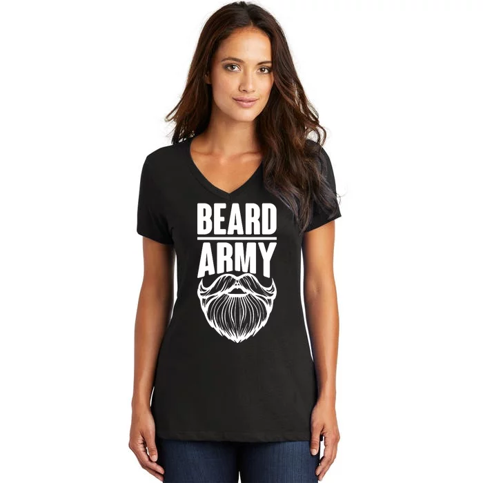 Beard Army Women's V-Neck T-Shirt