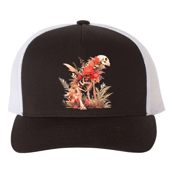 Bones And Botany Animal Yupoong Adult 5-Panel Trucker Hat