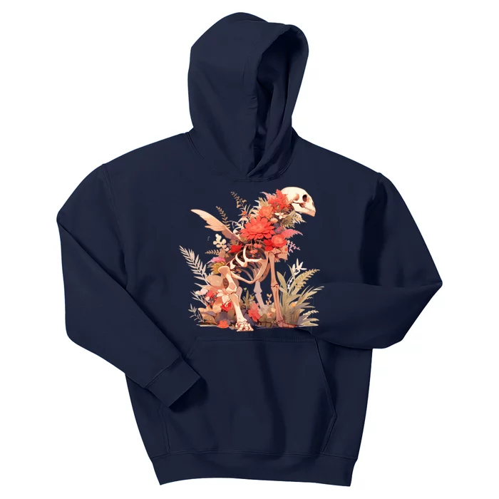 Bones And Botany Animal Kids Hoodie